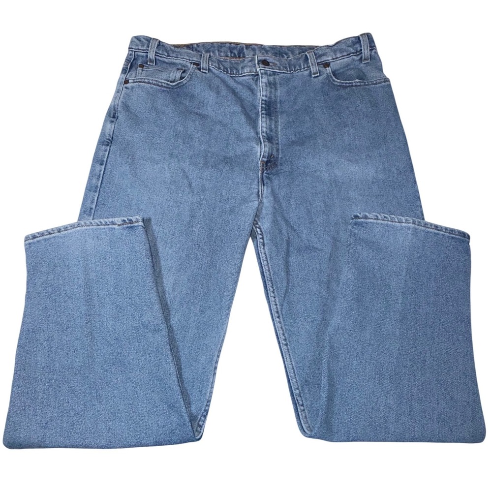 Vintage‎ Levi's 540 Flex Jeans Men's 42x30 USA Brown Tab Relaxed Tapered
